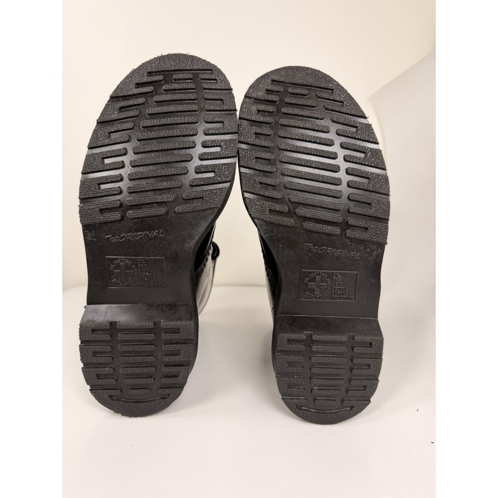Dr. Martens 1460 Mono Smooth Black Leather Boots Men's 4 Women's 5 - Picture 13 of 14